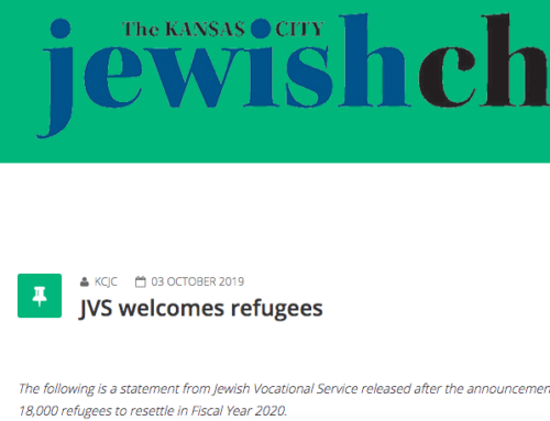 JVS Welcomes Refugees